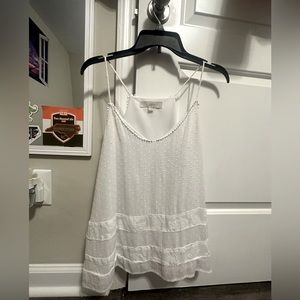 Flowy White Tank